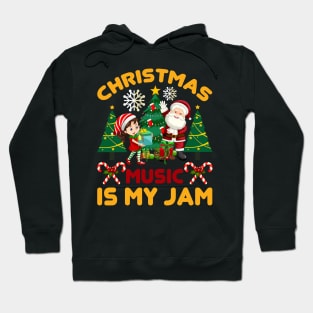 Christmas Music Funny Ugly Xmas Ugly Christmas Hoodie